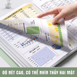 File Lá A4 Pastel Nhiều Màu – Bìa Nhựa Đựng Tài Liệu, Túi Đựng Giấy A4 Dẻo Dai, Chống Nước