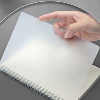Sổ lò xo bìa trong 160 Trang A5/B5/A4 - Sổ tay giấy vở kẻ ngang, kẻ caro chống lóa，Văn phòng phẩm học sinh