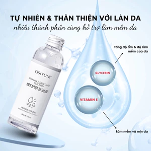 Nước Hoa Hồng Vitamin E & Glycerin 100ml – Dưỡng Ẩm, Cân Bằng Da, Làm Dịu Da Sau Nắng
