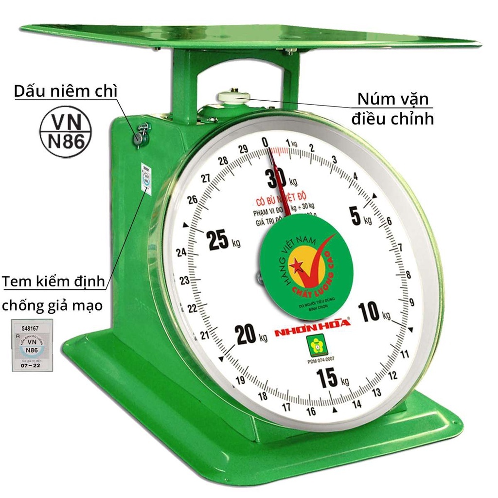 Cân Nhơn Hòa 30kg - Cân trung
