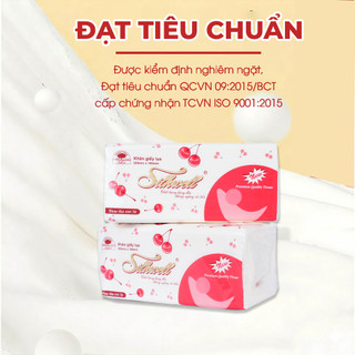 Combo Sốc Giấy ăn Silkwell rút lụa 280 tờ Hàng chính hãng, khăn giấy 2 lớp siêu dai, siêu mềm mịn