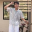 Áo Sơ Mi Nam Cộc Tay Họa Tiết DINOMAN Form Rộng Vải Nhẹ Mát Thời Trang Hè Phong Cách Resort SM030