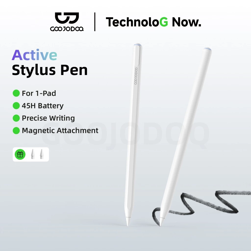 Bút Cảm Ứng GOOJODOQ Pin 45H, Cảm Biến Nghiêng, Chống Cảm Ứng Tay, Tương Thích 1-Pad 2018–2025