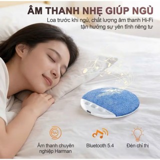 Loa Ngủ Đặt Dưới Gối Siêu Mỏng 1cm Âm Thanh HiFi Tích Hợp Tiếng Ồn Trắng Hỗ Trợ Giấc Ngủ Bluetooth Tiện Lợi