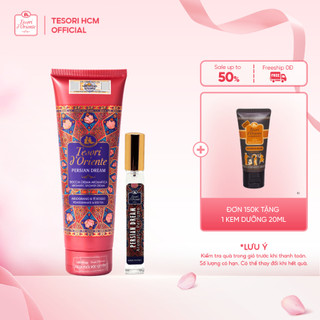 Combo Sữa tắm 250ml và nước hoa 10ml Tesori d' Oriente tiện ích phù hợp mang đi du lịch