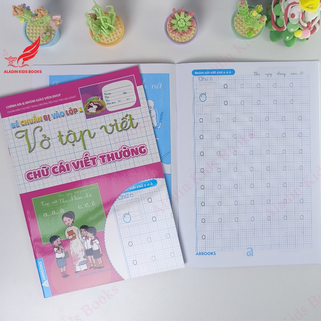 Sách - Bé Chuẩn Bị Vào Lớp 1 -Vở Tập Viết- Mua Lẻ Từng Quyển Hoặc Trọn Bộ 4 Quyển