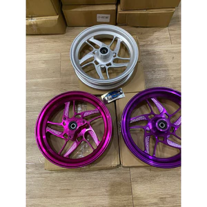 Mâm 5 chấu vành 10 xe điện phủ bóng bao nét