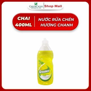 Nước Rửa Chén Greenex 400g Hương Chanh – Sạch Dầu Mỡ Hiệu Quả, Dịu Nhẹ Da Tay