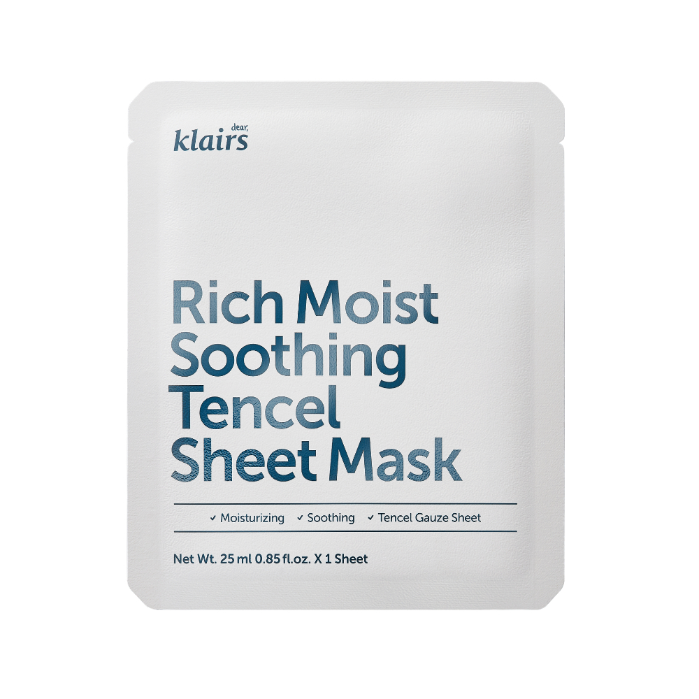[QUÀ TẶNG KHÔNG BÁN] 1pcs Dear, Klairs mặt nạ giấy Rich Moist Soothing Tencel Sheet Mask 25ml
