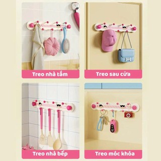 Thanh Treo Dán Tường Hút Chân Không Pop Up Đa Năng – Móc Treo Quần Áo, Khăn, Đồ Nhà Tắm Nhà Bếp Không Cần Khoan
