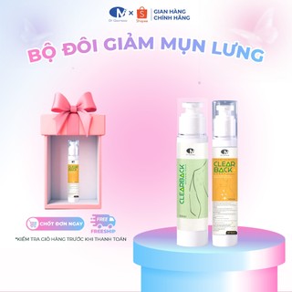 Xịt Giảm Mụn Lưng AHA Và BHA, Giảm Mụn Mông, Mụn Ngực, Mụn Cánh Tay, Viêm Nang Lông Dr Cosmess 120ml