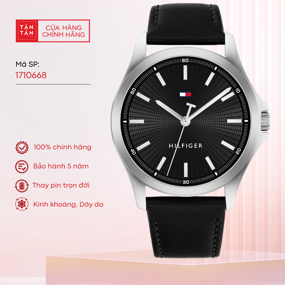 Đồng Hồ Nam Tommy Hilfiger Bruce 1710668 Quartz 43mm - Đồng Hồ Tân Tân
