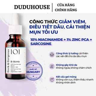Tinh Chất Geek&Gorgeous B-Bomb 10% Niacinamide Kiềm Dầu, Hỗ Trợ Kháng Viêm, Cải Thiện Mụn 30ml