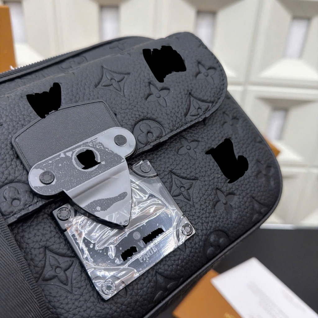 ⚡️[Hight Quality] Túi Đeo Chéo \/ Nam Nữ Loc Full Box - Điểm Nhấn Mono Phối Dập Chìm Dây Đeo Cao Cấp
