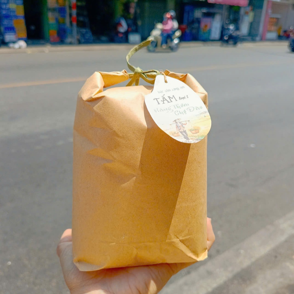 3kg Tấm Nàng Thơm Chợ Đào xát mộc, không đánh bóng - hạt nhuyễn nhỏ xíu - MỀM, XỐP, NGỌT CƠM, THƠM - nấu cơm tấm ngon