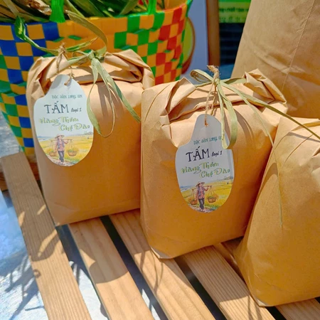 3kg Tấm Nàng Thơm Chợ Đào xát mộc, không đánh bóng - hạt nhuyễn nhỏ xíu - MỀM, XỐP, NGỌT CƠM, THƠM - nấu cơm tấm ngon