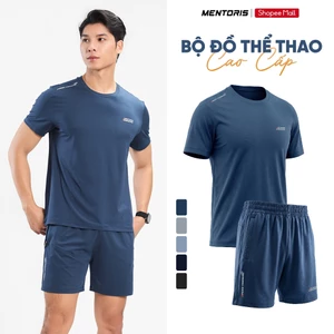 Bộ Thể Thao Nam MENTORIS Vải Thun Lạnh Thoáng Khí, Form Regular Fit, Mặc Hằng Ngày MBT01