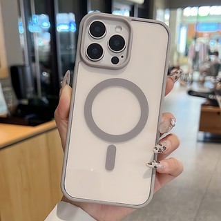 Ốp Lưng Trong Suốt Từ Tính Cho iPhone 17 16 15 14 13 12 11 Xs Pro Max 11pro 7 8 Plus XSM XR Sang Trọng Đơn Giản