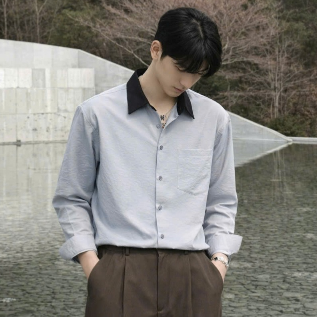 Áo Sơ Mi Nam Chất Đũi Linen Phối Cổ Local Brand Thấm Hút Mồ Hôi Mặc Đi Biển Đi Chơi Halley A51