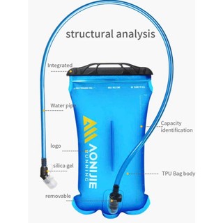 Bình nước mềm thể thao AONIJIE 500ml,1.5L