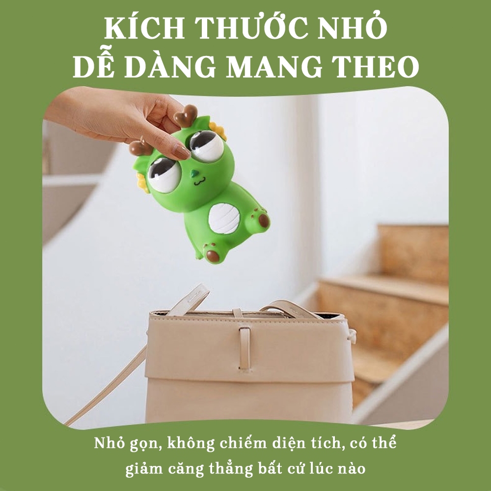 Pop-Out Eye Dragon Squeeze Toy - Giảm áp lực Cảm giác Squishy, Bóng chống căng thẳng buồn cười, Đồ chơi lo lắng lý tưởng