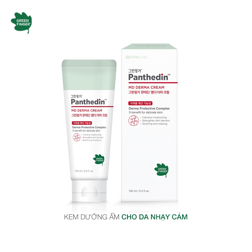 Kem Derma GreenFinger Panthedin 100ml Dịu Nhẹ, Bảo Vệ Làn Da Bé Yêu