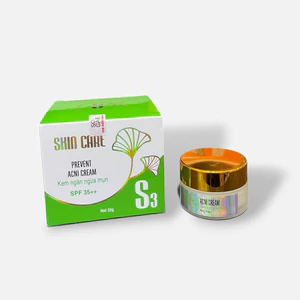 Kem Ngừa Mụn Skin Care S3 SPF 35++ – Giảm Mụn, Ngừa Thâm, Dưỡng Da Sáng Mịn, Chống Nắng Nhẹ 20g