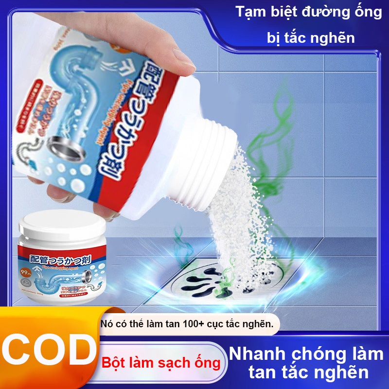 CODBột thông cống mạnh mẽ, nhanh chóng thông tắc bồn cầu và đường ống nhà bếp, giải quyết hiệu quả các vấn đề tắc nghẽn.