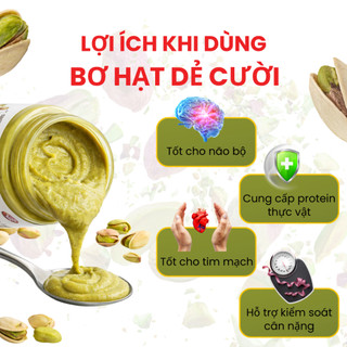 Bơ Hạt Dẻ Cười Dan D Pak I Pistachio Butter I 200g I 300g