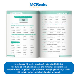 Sách - Combo Tăng Tốc – 60 Đề Tiếng Anh Vào Lớp 6 – Trường Chuyên Và Chất Lượng Cao MCbooks