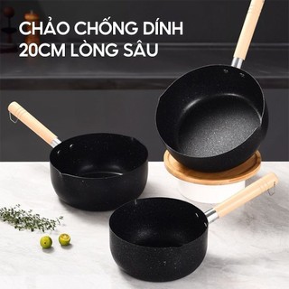 Chảo Chống Dính ANREE 20cm Lòng Sâu - Dùng Mọi Loại Bếp - Chiên Xào Nấu Đa Năng