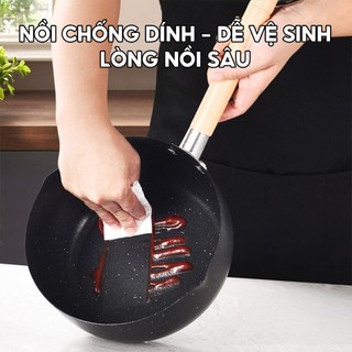 Chảo Chống Dính ANREE 20cm Lòng Sâu - Dùng Mọi Loại Bếp - Chiên Xào Nấu Đa Năng