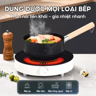Chảo Chống Dính ANREE 20cm Lòng Sâu - Dùng Mọi Loại Bếp - Chiên Xào Nấu Đa Năng