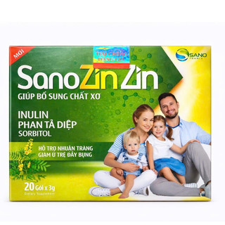 SANO ZIN ZIN - Giúp cải thiện táo bón, bổ sung chất xơ, hệ tiêu hóa khỏe hơn.