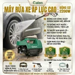 [BẢO HÀNH 12 THÁNG] Máy Rửa Xe Cao Áp Galen 2200W  - Máy Xịt Rửa Áp Lực Cao Cho Ô Tô, Xe Máy Gia Đình (Kèm Đủ Phụ Kiện) — ảnh 1