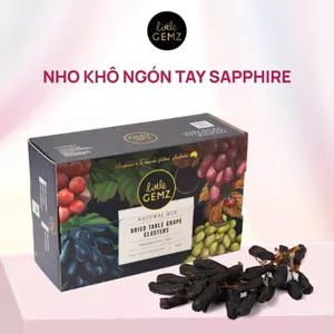 Nho khô ngón tay nguyên cành Little Gemz Sweet Sapphire Table Grapes 1kg