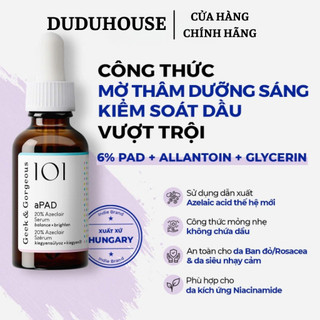 Tinh Chất Geek & Gorgeous aPAD 20% Azelaic Acid Mờ Thâm, Dưỡng Sáng, Kiểm Soát Dầu 30ml Duduhouse