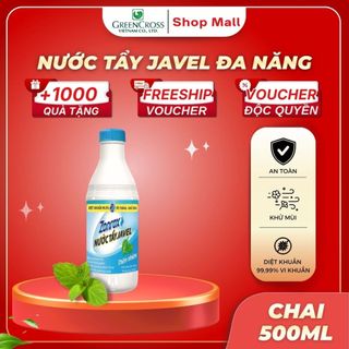 Nước Tẩy Đa Năng ZonRox Javel 500ml – Tẩy Trắng Vết Bẩn Hiệu Quả