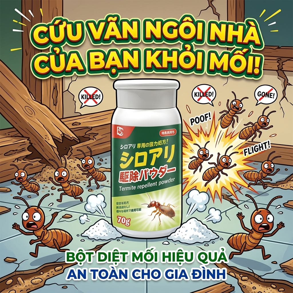 ✅Kẻ thù số 1 của mối✅Thuốc diệt mối Bột Diệt Mối thuốc xịt mối thuốc diệt mối Công dụng diệt cả kiến