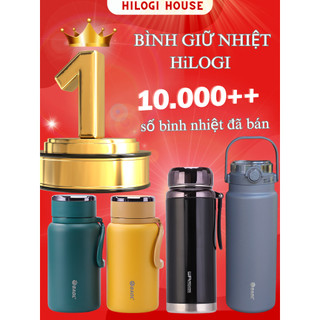 [TẶNG TÚI] Bình giữ nhiệt 1500ml inox 304 HiLOGI, bình inox giữ lạnh hơn 24 giờ,nóng hơn 12 giờ, khay lọc inox