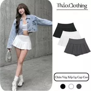 CHÂN VÁY NỮ XẾP LY CẠP TRỄ DÁNG NGẮN FROM ĐẸP Có Quần Bảo Hộ - Thảo.Clothing S202