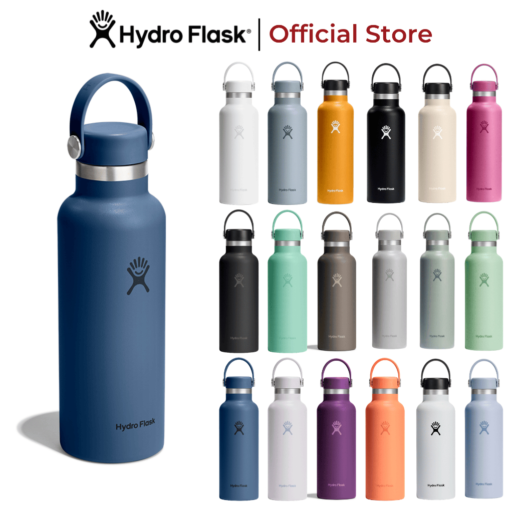 Bình giữ nhiệt Hydro Flask 532ml Standard Flex Cap 18 oz chính hãng, giữ nhiệt tốt, an toàn sức khỏe