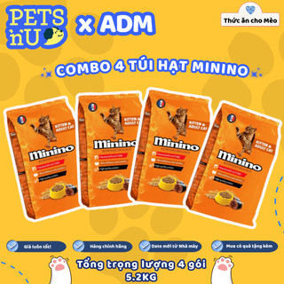 [CHÍNH HÃNG] [GIÁ TỐT] [TIẾT KIỆM] [TẶNG QUÀ] Thức Ăn Hạt Minino Tuna Cho Mèo Mọi Độ Tuổi Bổ Sung Đạm Và Canxi - 1.3kg