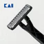 Set 20 dao cạo râu Kai LUF-20P 2 lưỡi màu đen có nắp nhựa bảo vệ