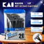 Set 20 dao cạo râu Kai LUF-20P 2 lưỡi màu đen có nắp nhựa bảo vệ