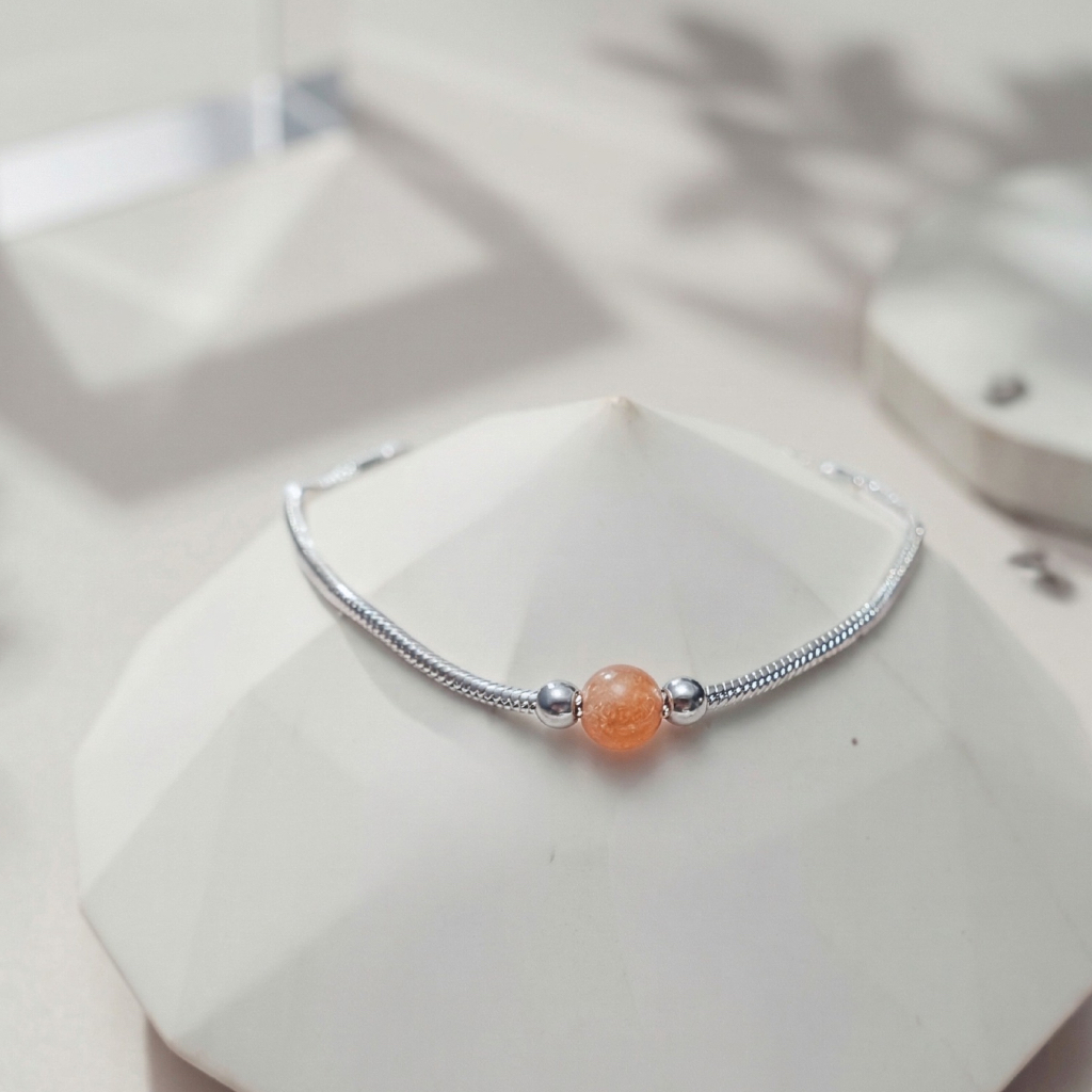 Vòng Tay 1 Hạt Thép Không Gỉ Cao Cấp Liugems Mix Charm Bi Size Nhỏ Tinh Tế VT10, Thu Hút Năng Lượng May Mắn VT10