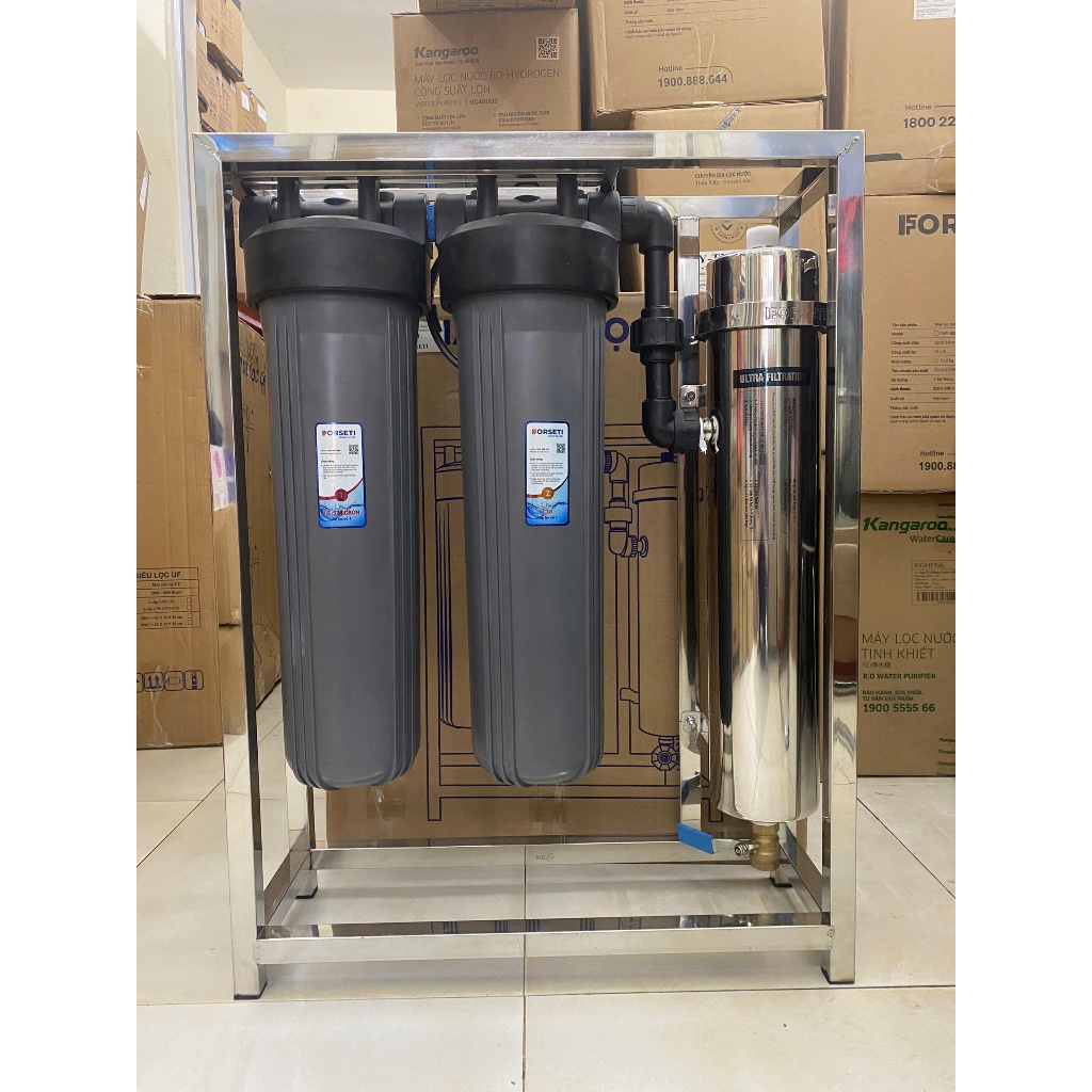 Bộ Lọc Tổng Đầu Nguồn UF Với Công Nghệ Siêu Lọc Công Suất Lớn 3000 Lít/h Chính Hãng