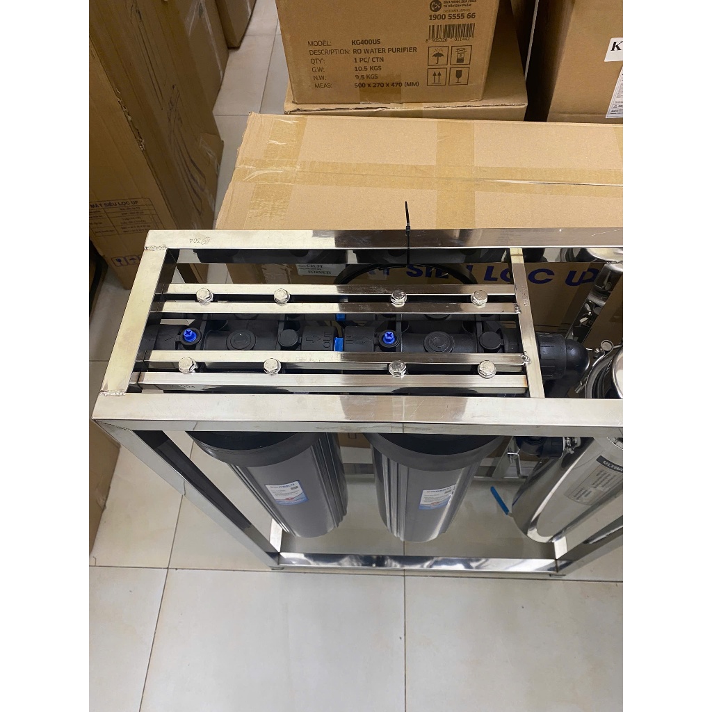 Bộ Lọc Tổng Đầu Nguồn UF Với Công Nghệ Siêu Lọc Công Suất Lớn 3000 Lít/h Chính Hãng