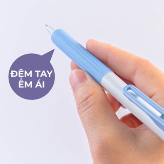 Hộp 10/ 12 Bút Gel Bấm 0.5mm CLASSMATE Có Ngòi Thay Thế, Đệm Cao Cấp Chống Chai Tay Ngòi ST Viết Siêu Trơn GP113/114