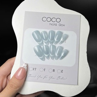 (Hot Sale) Nail Box thiết kế G184 nail màu mắt mèo ánh trăng hơ fench đơn giản tôn da nhà Gemychip
